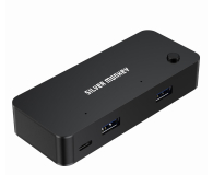 Silver Monkey Switch Box HUB 4 x USB 3.1 + USB-C (DC) (na 2 komputery) - 1270413 - zdjęcie 2